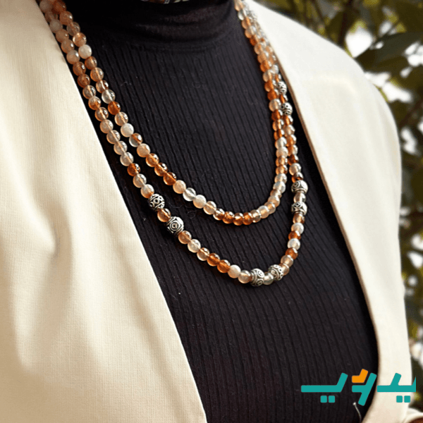 طقم كاترين - عقيق برتقالي