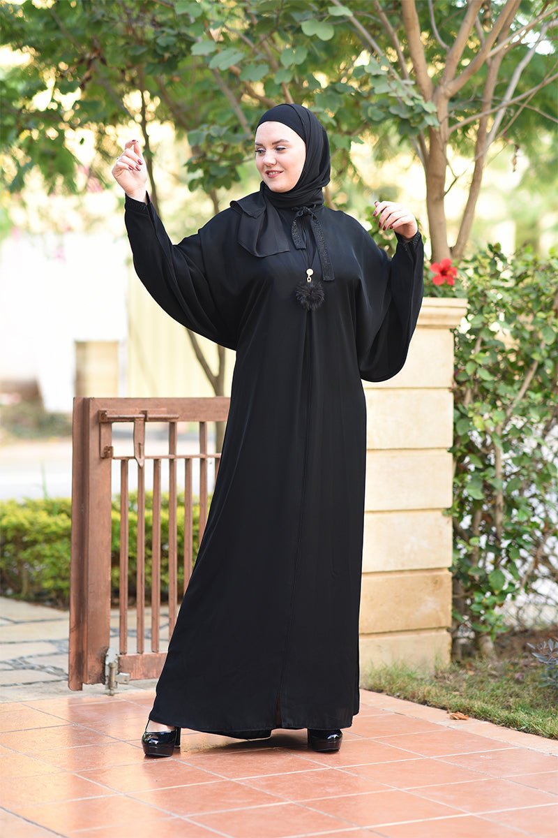 عباية عائشة - كريب عالي الجودة