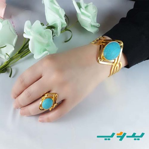 طقم الأميرة ياسمين - مطلي بماء الذهب (7549135749334)