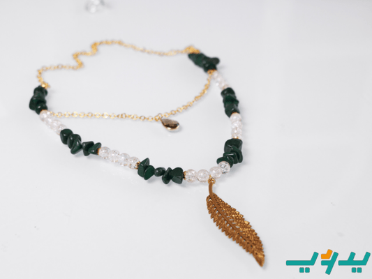 طقم حورية - صدف مع عقيق