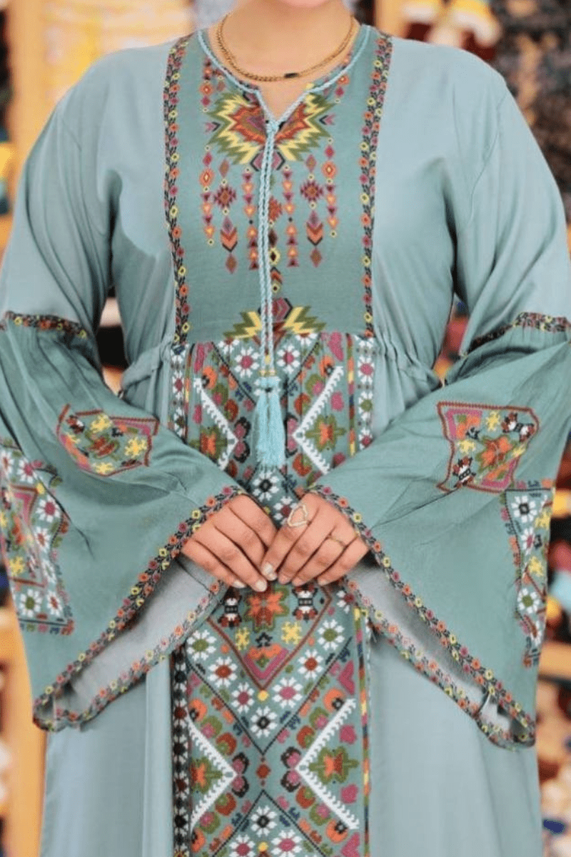 جلابية استقبال زمردة - فسكوز