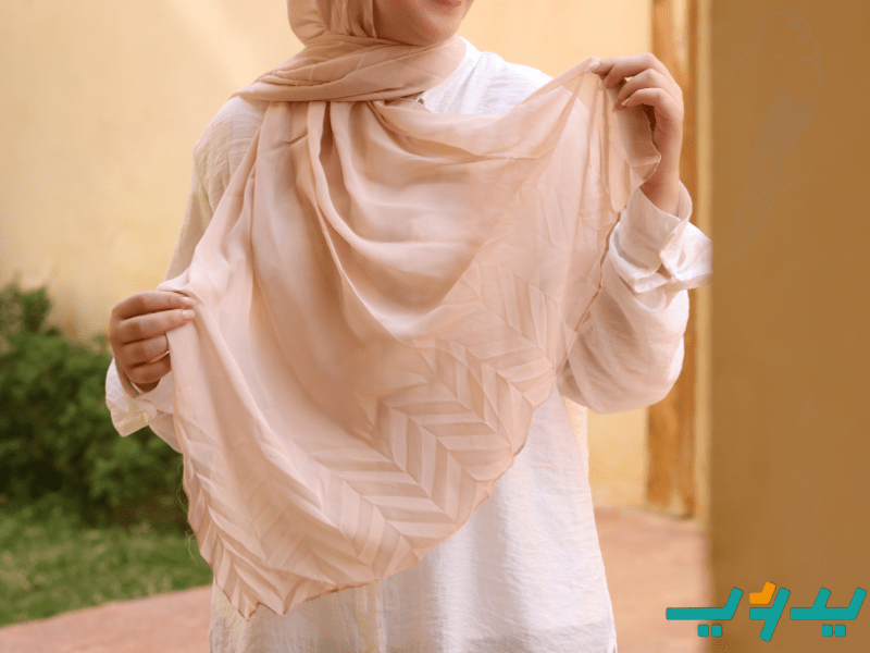 طرحة عالية بلمسة ناعمة - شيفون