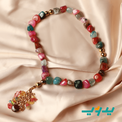 مسبحة الفردوس – عقيقي ملون (7550608048342)