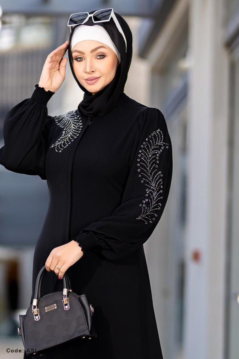عباية عواطف - حرير
