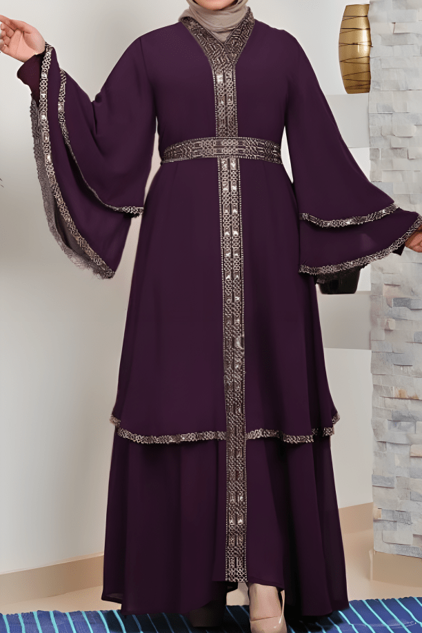 عباية فريدة - شيفون