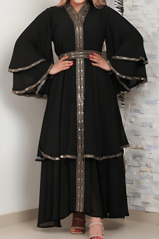 عباية فريدة - شيفون