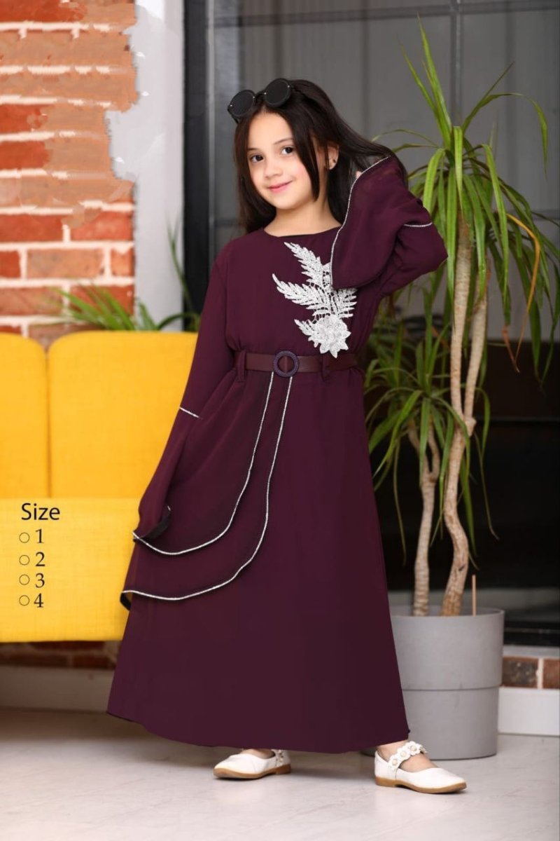 عباية لومي أطفال - شيفون كوري