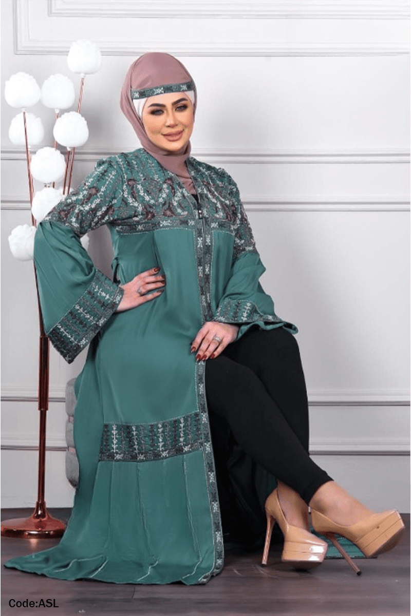 عباية ورد - حرير