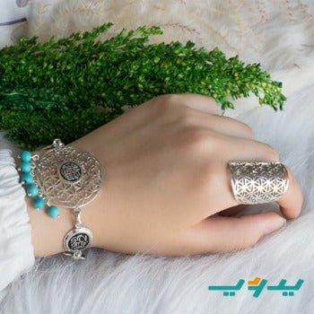 طقم “الحُب” المزخرف – مطلي بماء الفضه (7563098194134)