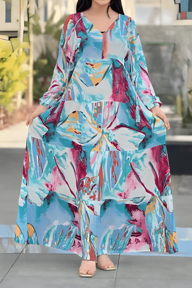 فستان بينة - قطن