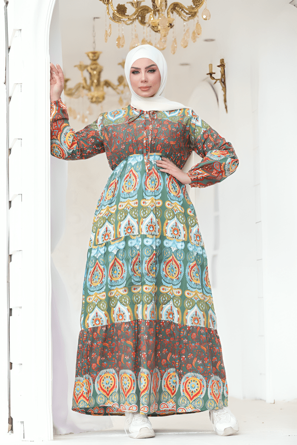 فستان رغده - قطن