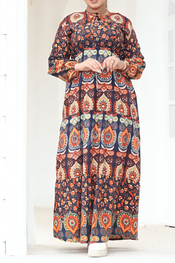 فستان رغده - قطن