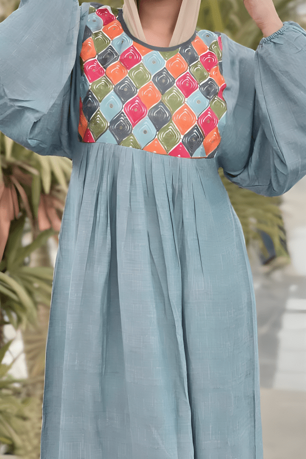 جلابية سكينة - كتان