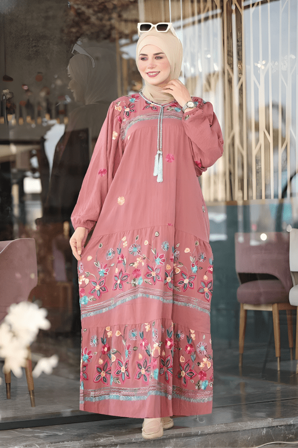 جلابية زهرة - كتان