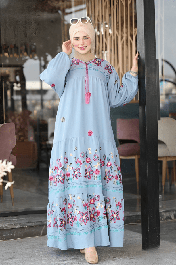 جلابية زهرة - كتان