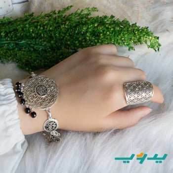 طقم “الحُب” المزخرف – مطلي بماء الفضه (7563098194134)
