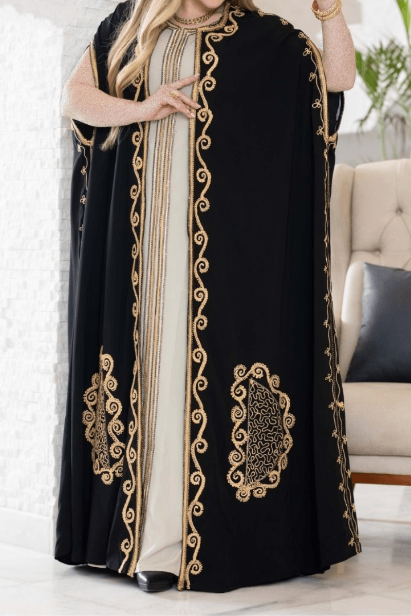 طقم عباية ابتهال - كريب