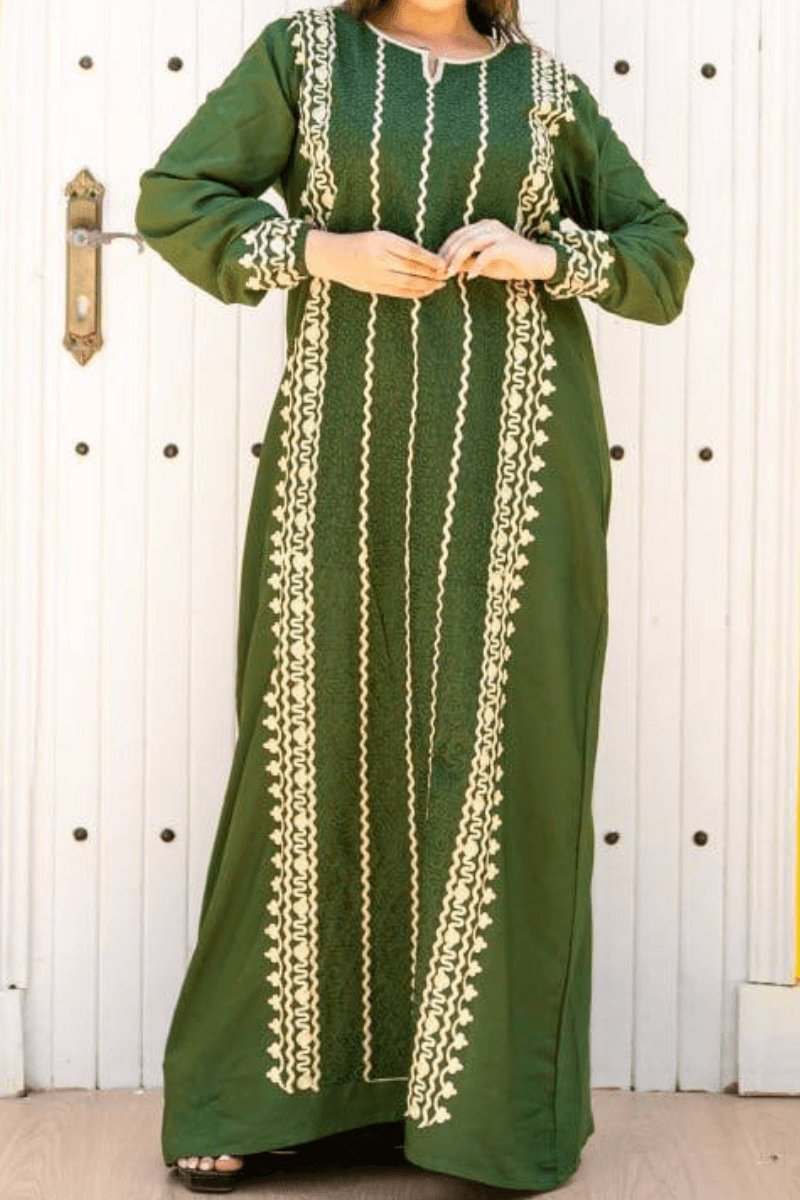 جلابية سندس بتصميم ناعم - قطن