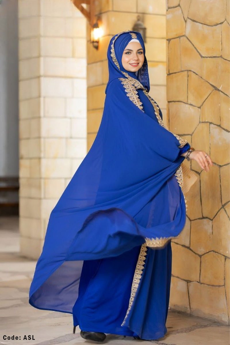 طقم عباية حفصة - حرير