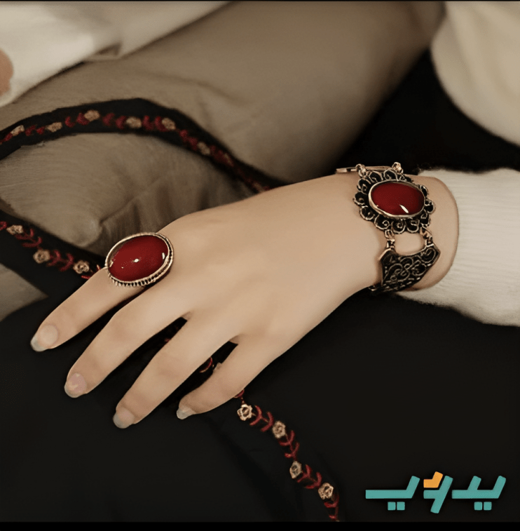 طقم السلطانة هيام – عقيق و نحاس