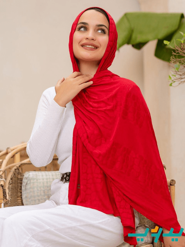 طرحة قطن كويتي بتصميم ناعم